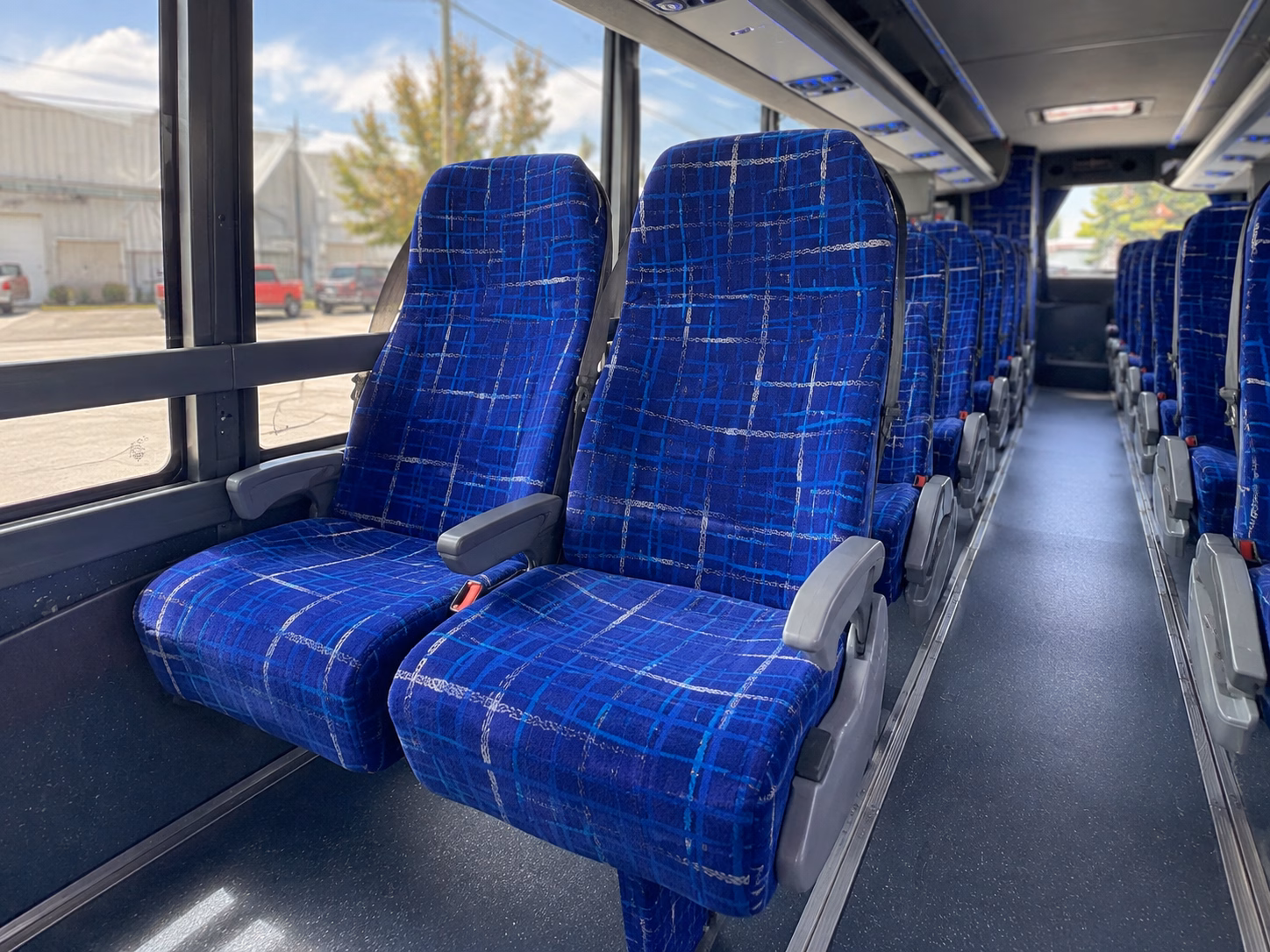 springfield charter bus rental interior