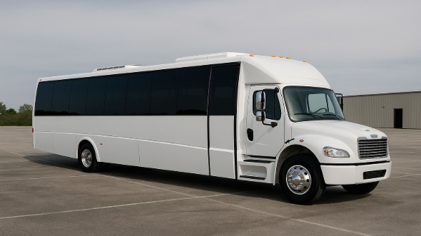 Exterior of Charter Bus Company Springfield's 20 Passenger Mini bus in Springfield