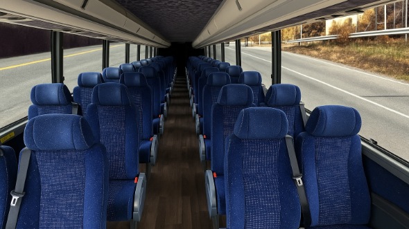methuen 25 passenger minibus inside