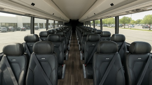 methuen 28 passenger minibus inside