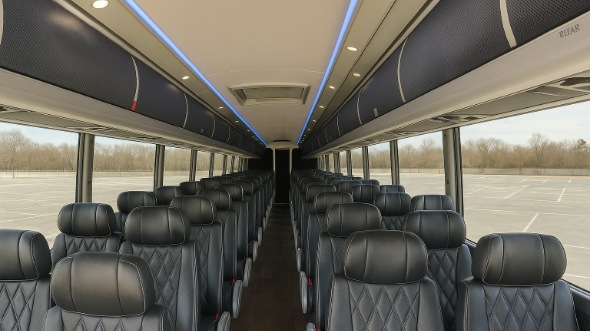 methuen 50 passenger charter bus inside