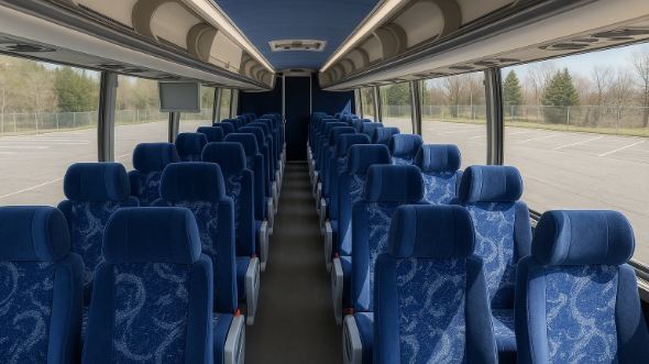 methuen 55 passenger charter bus inside