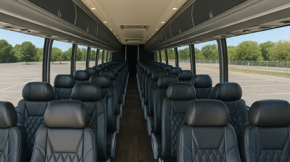 methuen 55 passenger charter bus interior