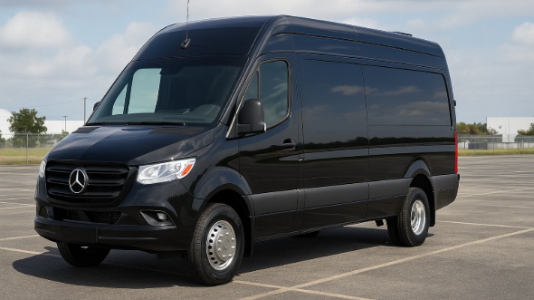 Exterior of Charter Bus Company Cambridge's Sprinter Limo in Cambridge